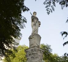 El obelisco de Santa Eulalia gira solo misteriosamente